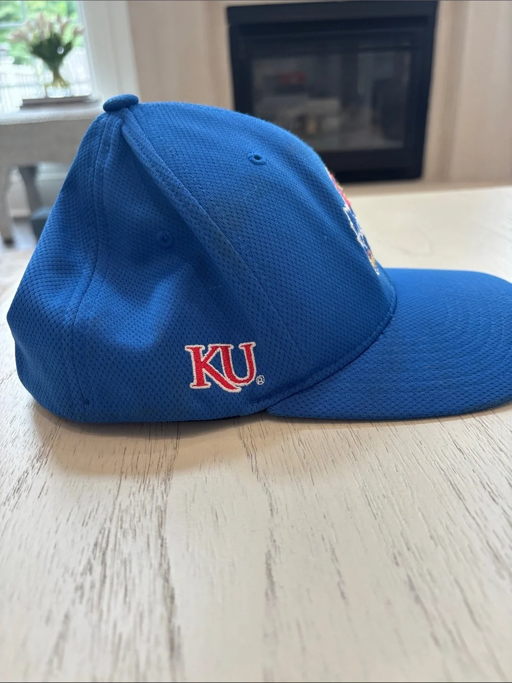 Kansas Jayhawks Top of the World Flex Fit Hat OSFM